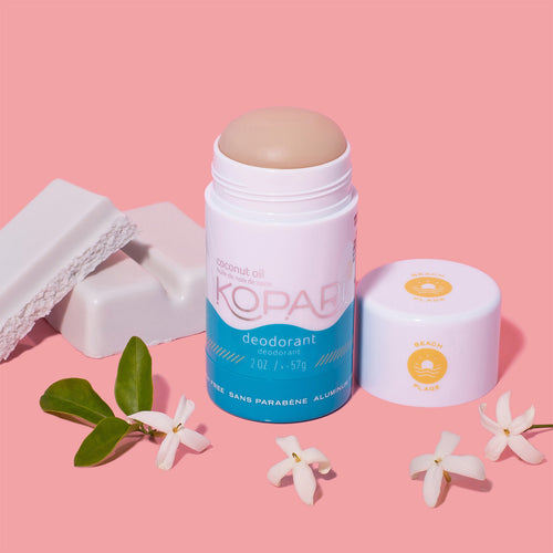 Aluminum-Free Coconut Deodorant beach